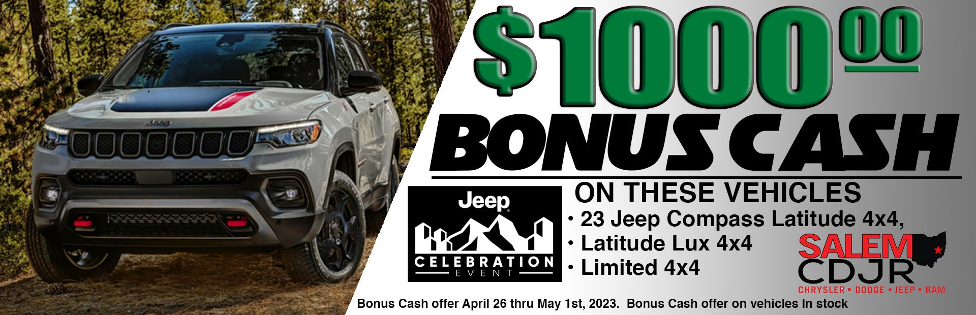 Jeep Bonus Cash
