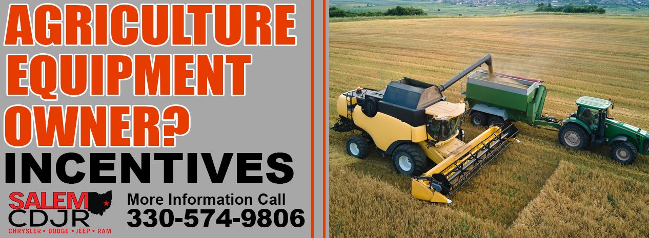 Agricultural Equipment Owner Specials